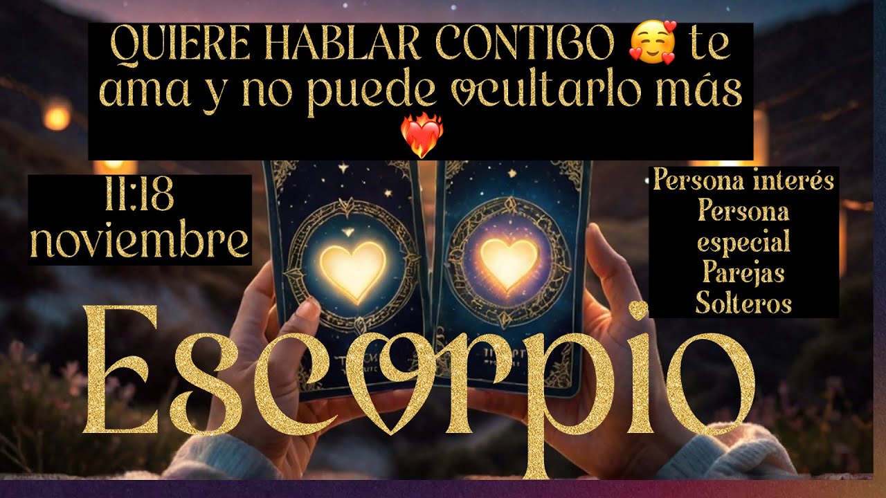 Escorpio ♏️📲 Quiere contactarte 📞❤️‍🔥  te ama y tiene demasiado que decirte 😱