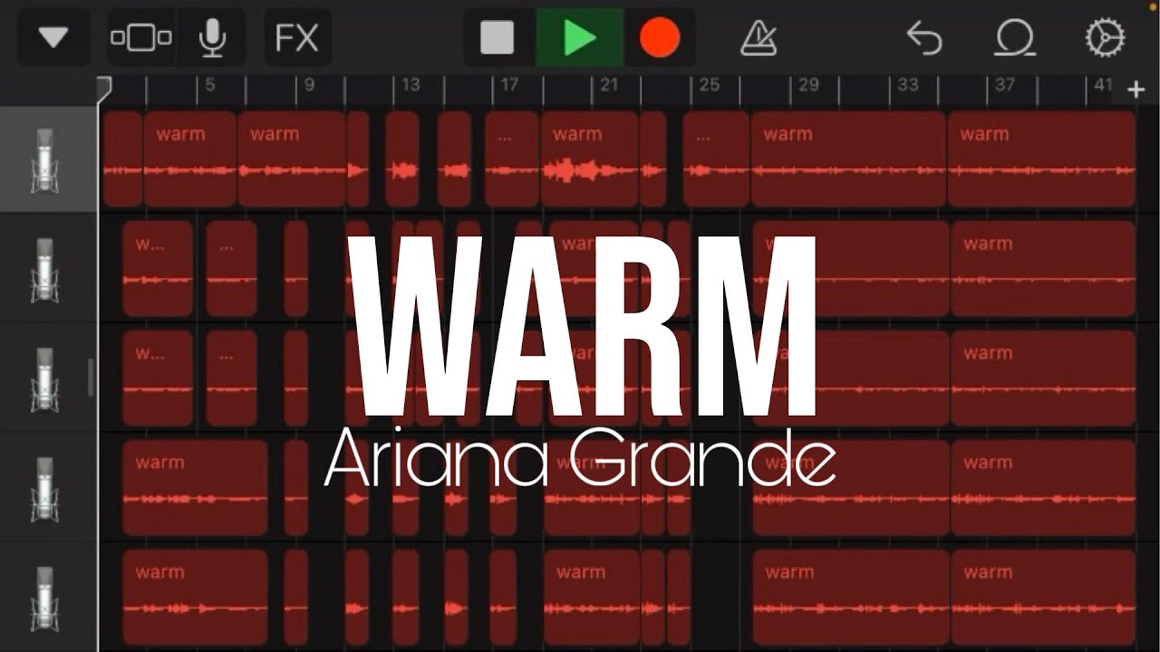 Ariana Grande - warm (harmony tutorial)