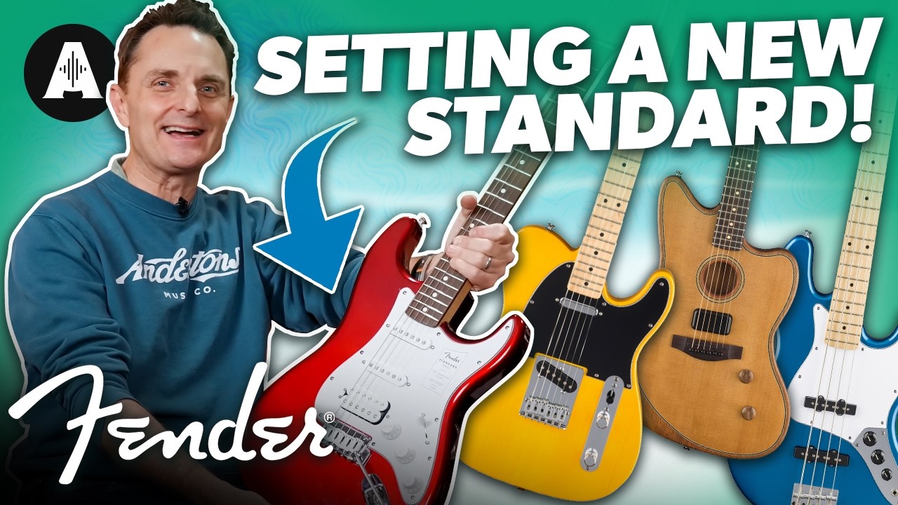 Fender's Most Affordable Guitars - New Fender Standard Series