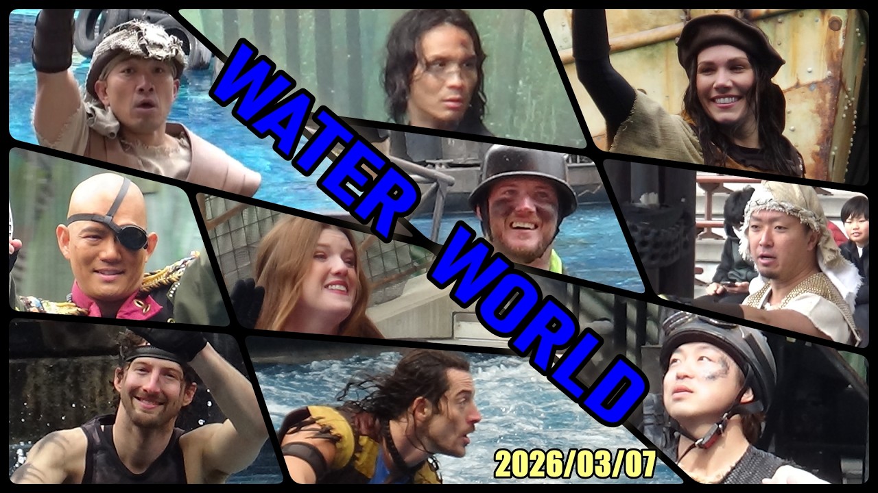 【USJ】BJFAN-WTWウォーターワールド(2026/03/07-12:30)国旗ｼﾞｮｷｯｼｭｸｳﾏﾙｽﾘｸｷｬｼｰｹﾝｼﾞﾀｸﾔｽｺｯﾄﾎﾟｰﾙﾀﾞｲｷ
