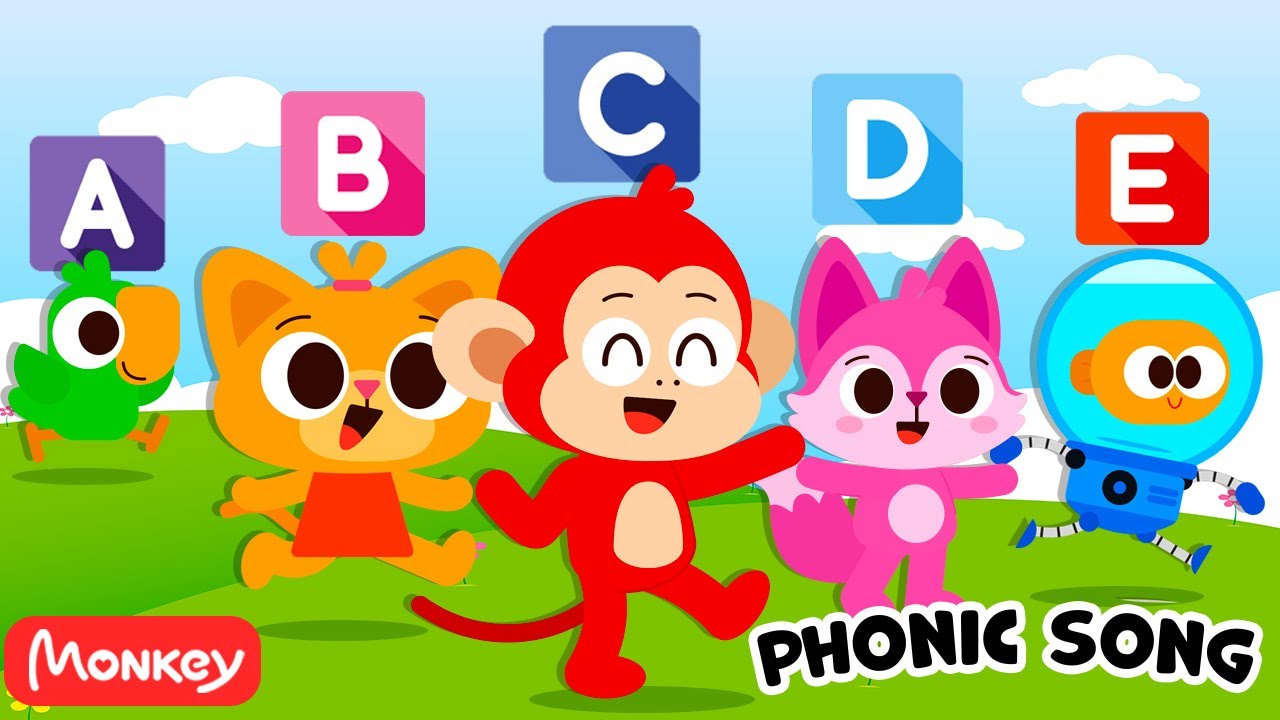 Get ready for school 🎒🚌 A to Z Learn to Read | Monkey Junior English for kids