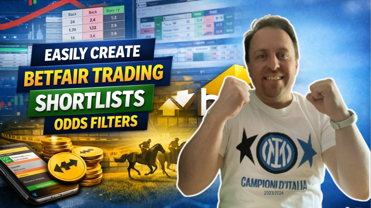 Легко создавайте списки стратегий торговли на Betfair, используя фильтры по коэффициентам.