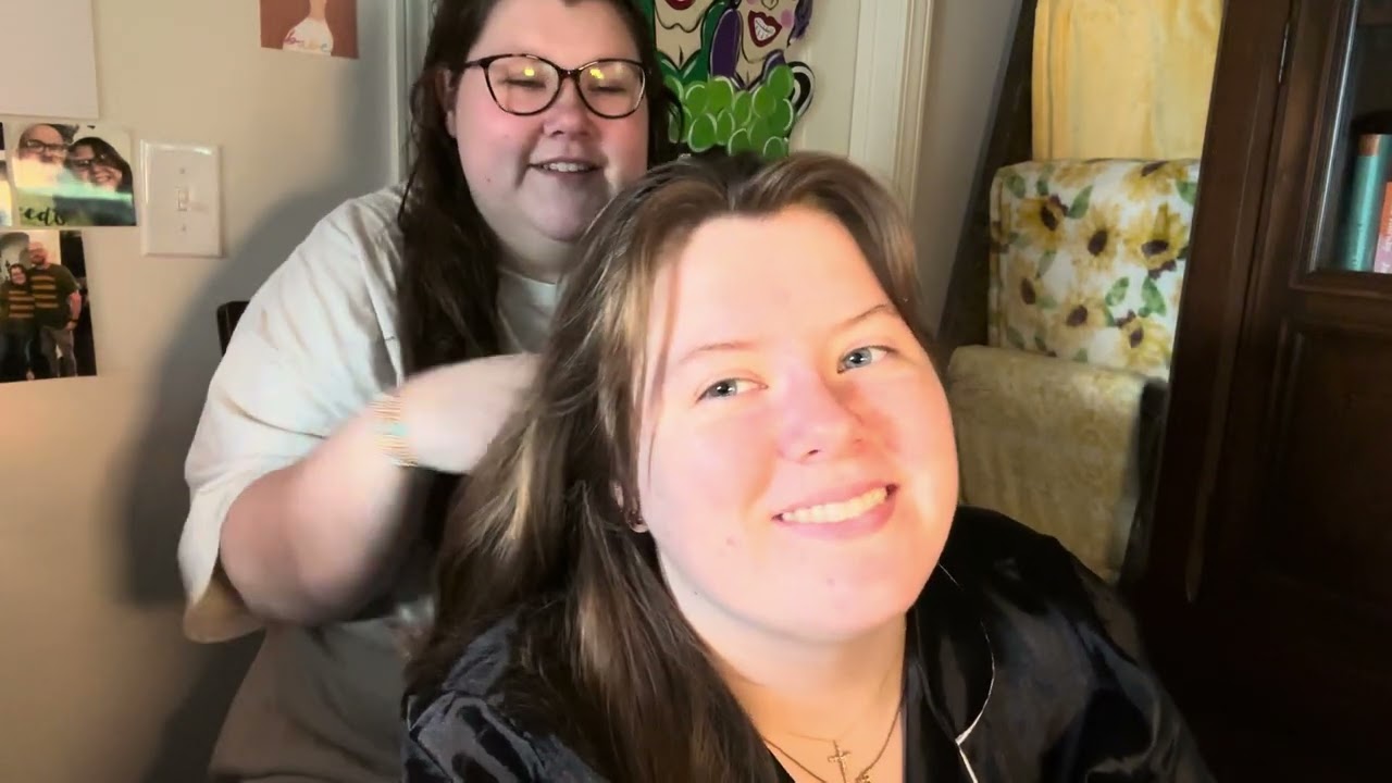 ASMR | scalp massage with treatment featuring @Biolage & dandruff removal