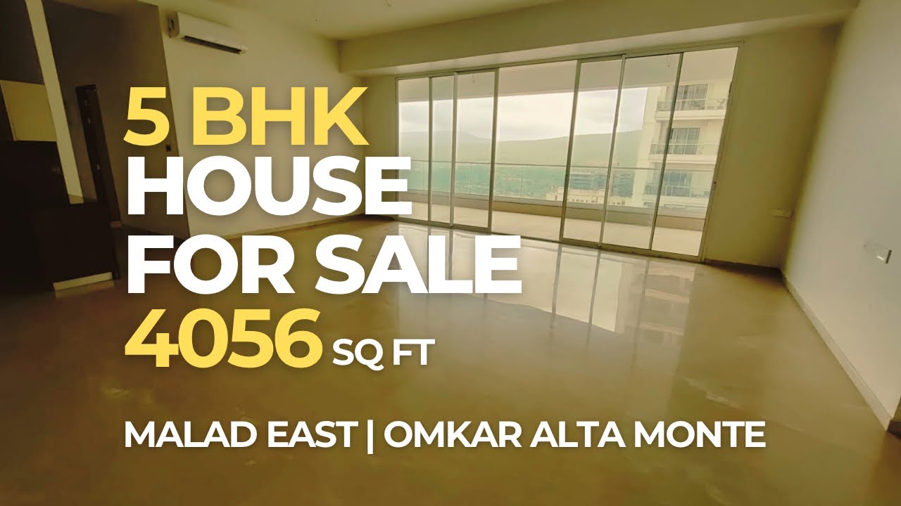 5 bhk omkar alta monte | omkar alta monte 5 bhk home #5bhk #mumbai #realestate #maladeast