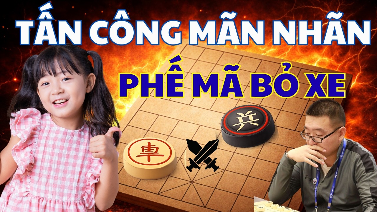 CỜ TƯỚNG | VÁN CỜ TẤN CÔNG MÃN NHÃN NHẤT MÀ TÔI TỪNG ĐƯỢC XEM
