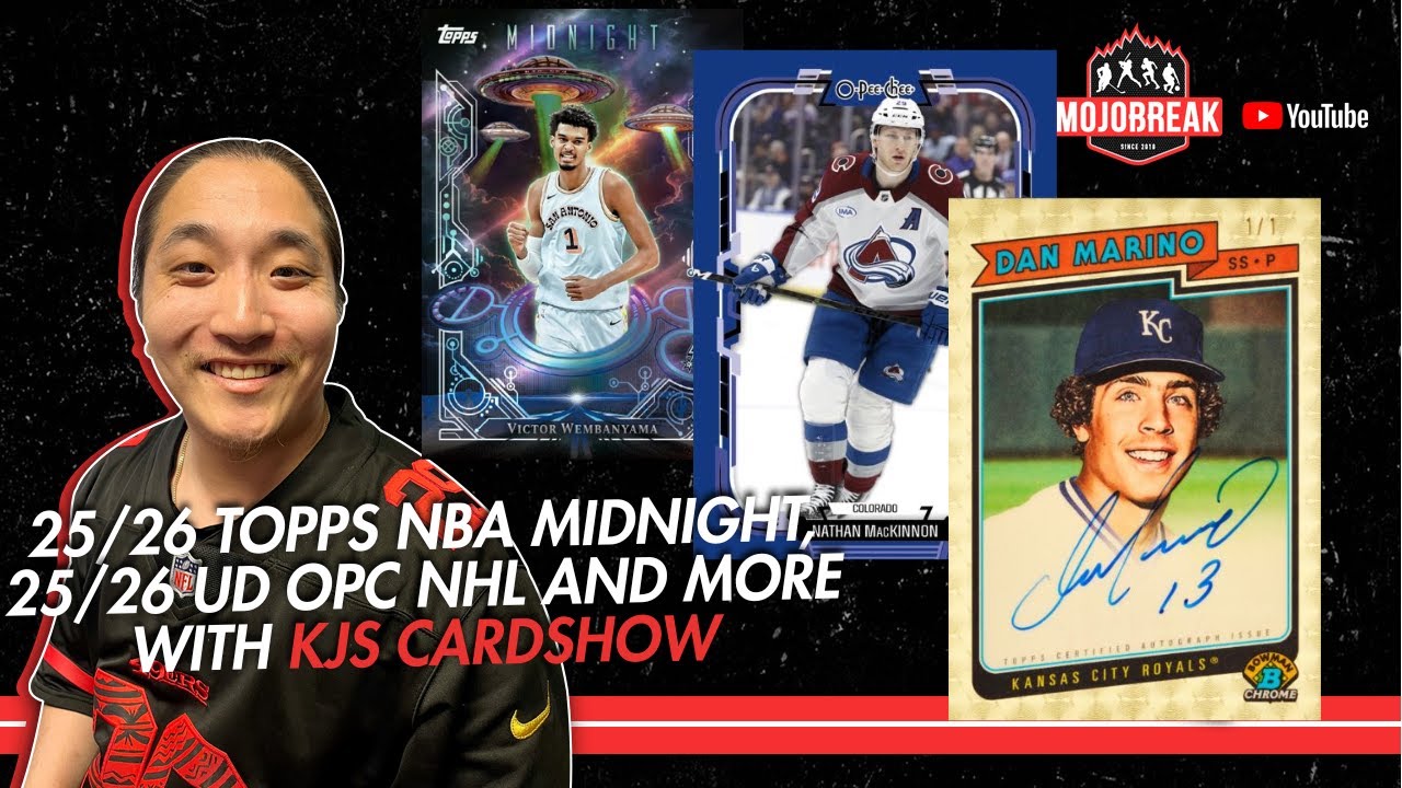 25/26 TOPPS NBA MIDNIGHT, 25/26 UD OPC NHL AND MORE  w/ KJ - 1.31.26