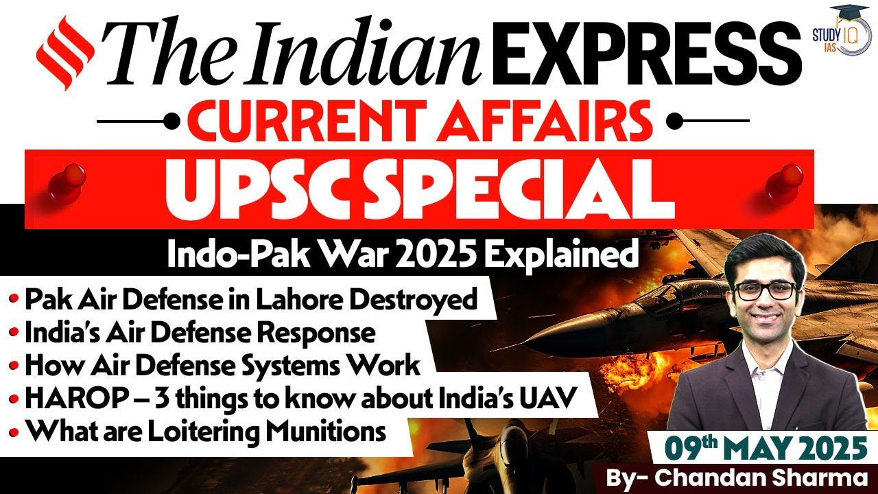 Indian Express Analysis | 9th  May 2025 | The Indian Express Newspaper Analysis #news