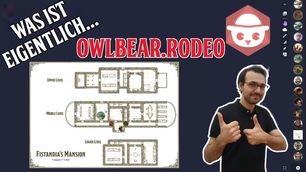 Was ist Owlbear.Rodeo? Das vielleicht beste/einfachste Werkzeug zum online spielen! | D&D deutsch