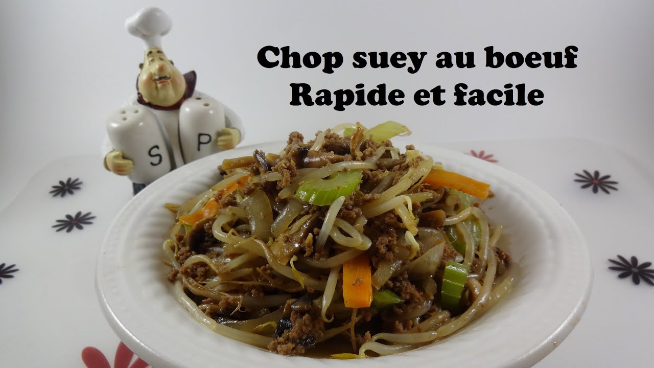 Chop Suey au boeuf
