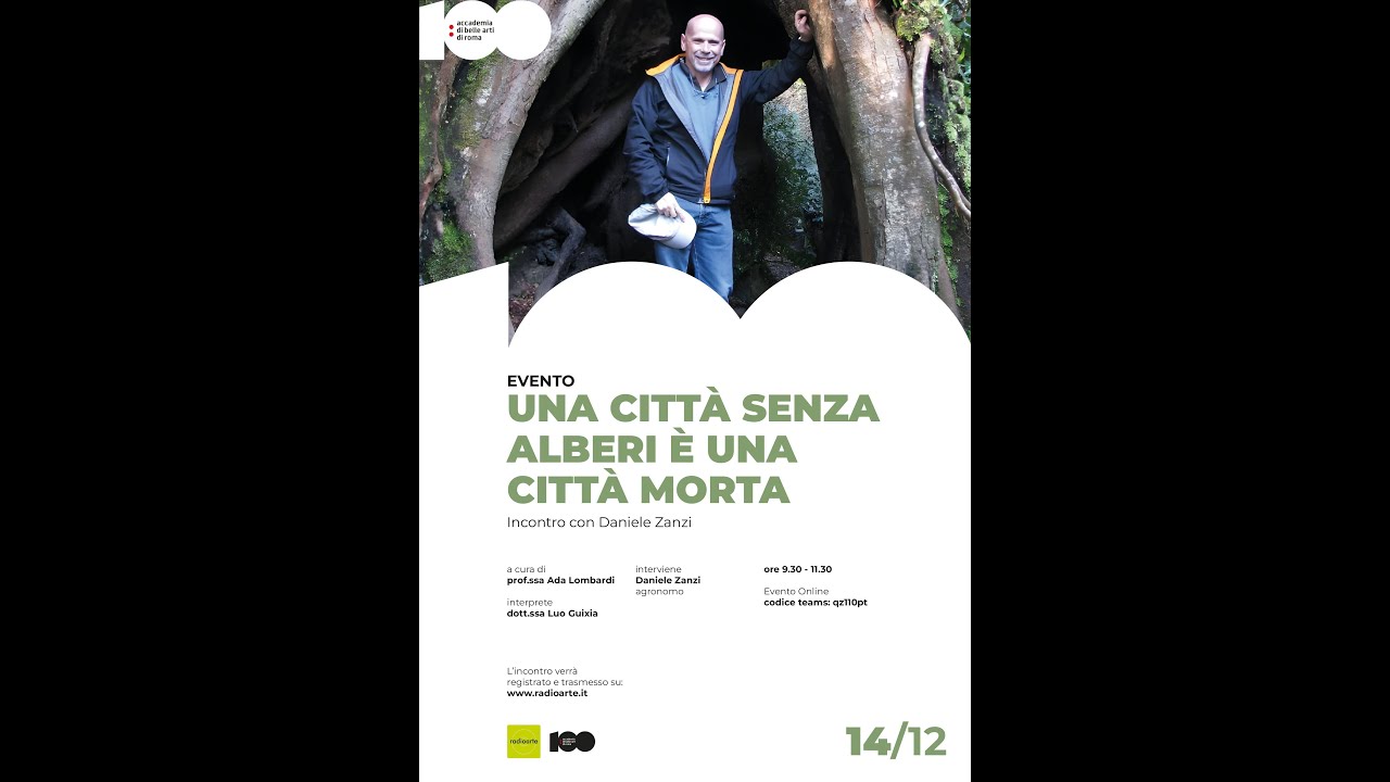 Zanzi Una citt&agrave; senza alberi &egrave; una citt&agrave; morta
