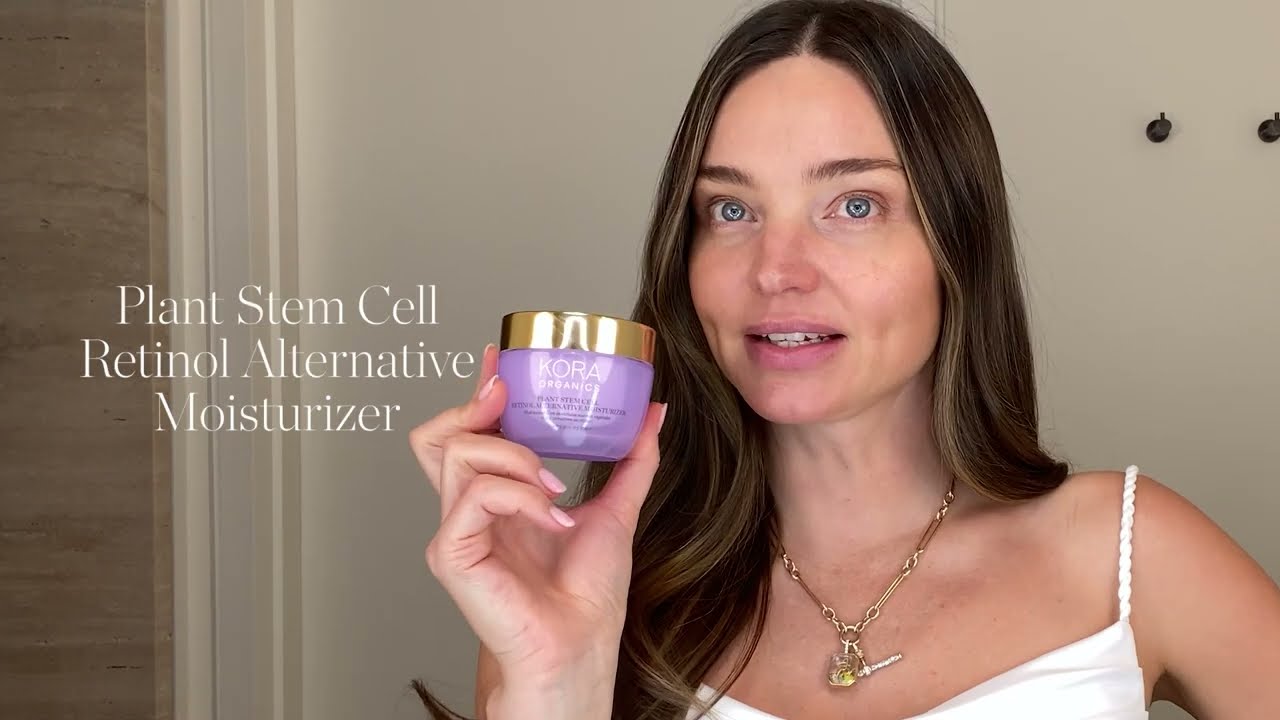 Miranda Kerr on our NEW Plant Stem Cell Retinol Alternative Moisturizer
