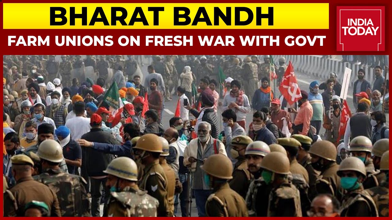 Bharat Bandh: Farmers Stir Turns Ugly In Many States, Farm Unions Urge Centre To Withdraw Agri Laws