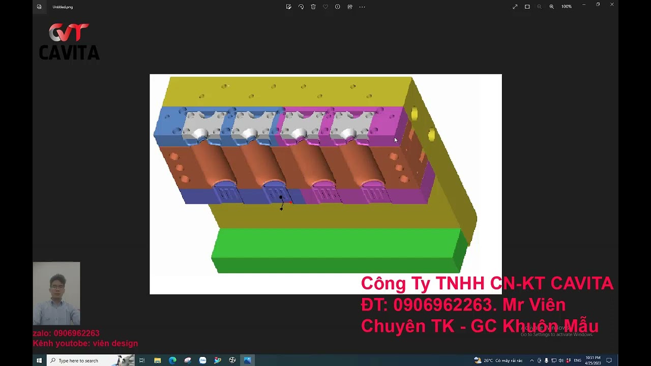hướng dẫn thiết kế khuôn thổi  bài 1