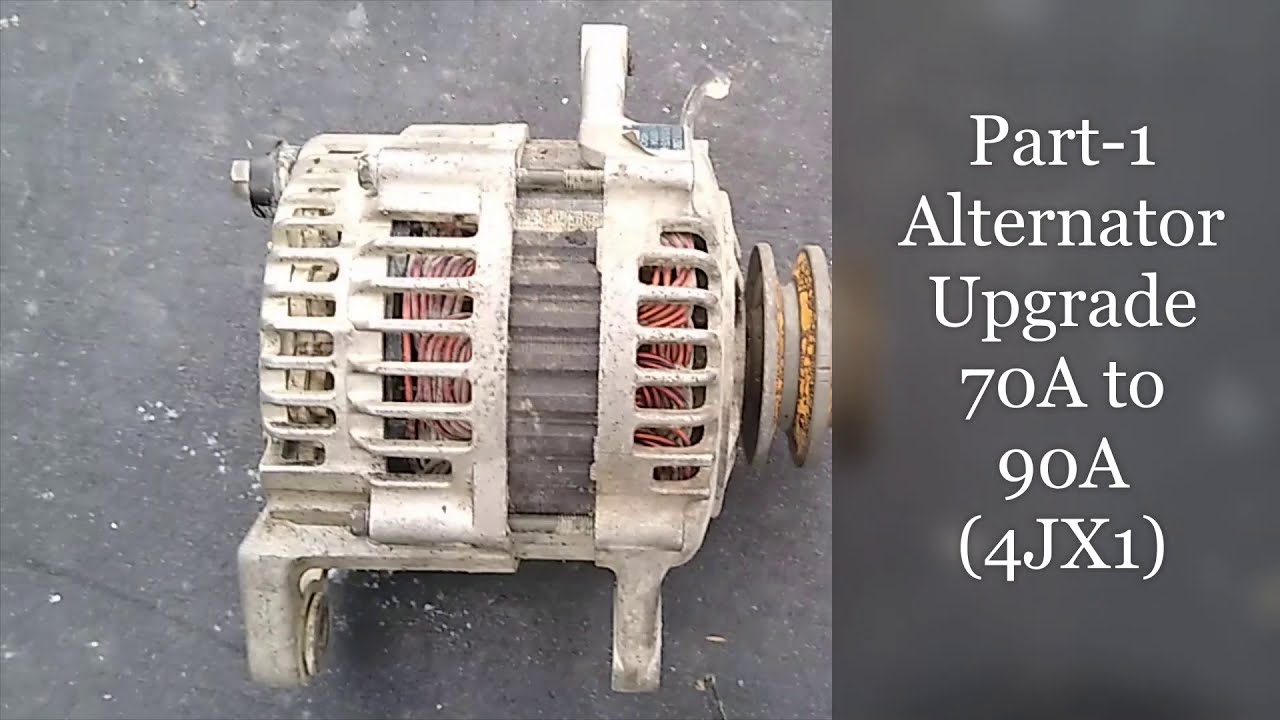 Part-1 Alternator Upgrade (4JX1)  70A to 90A Jackaroo/Bighorn