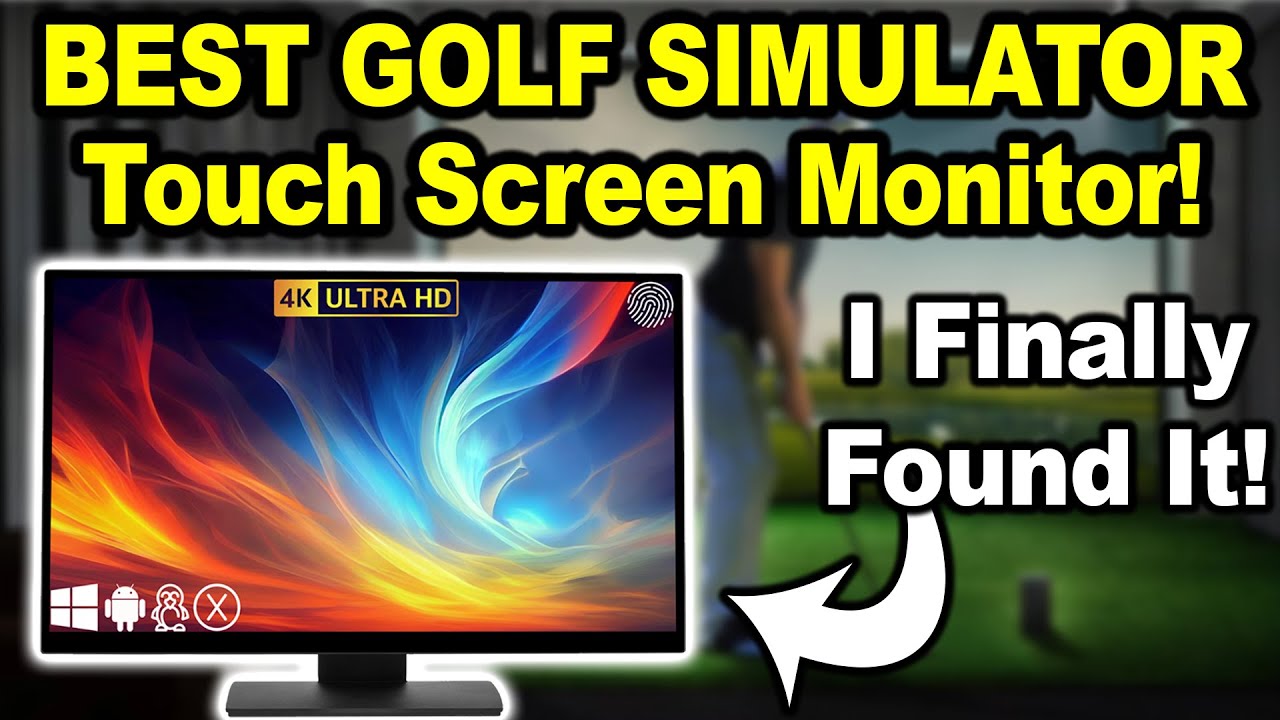 Лучший сенсорный монитор для гольф-симулятора! Обзор Touchscreen Guru!