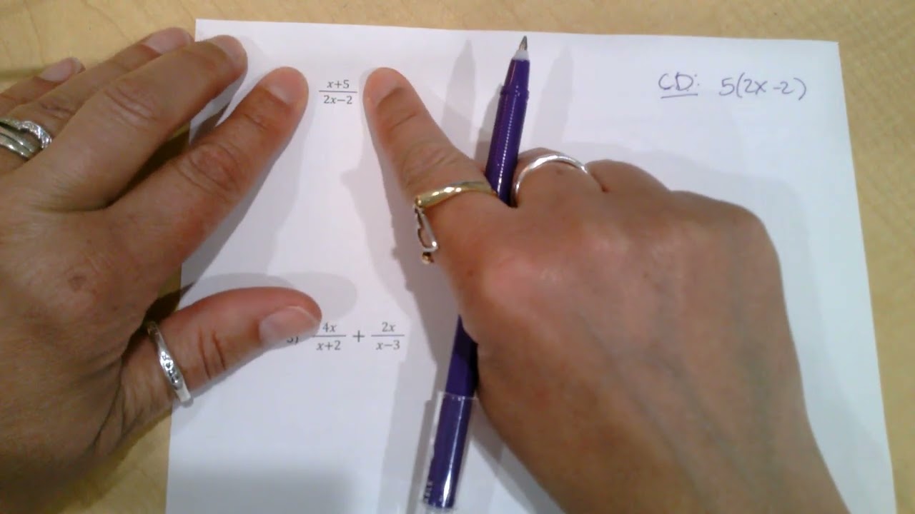 Subtracting (and Adding) with Like and Unlike Denominators