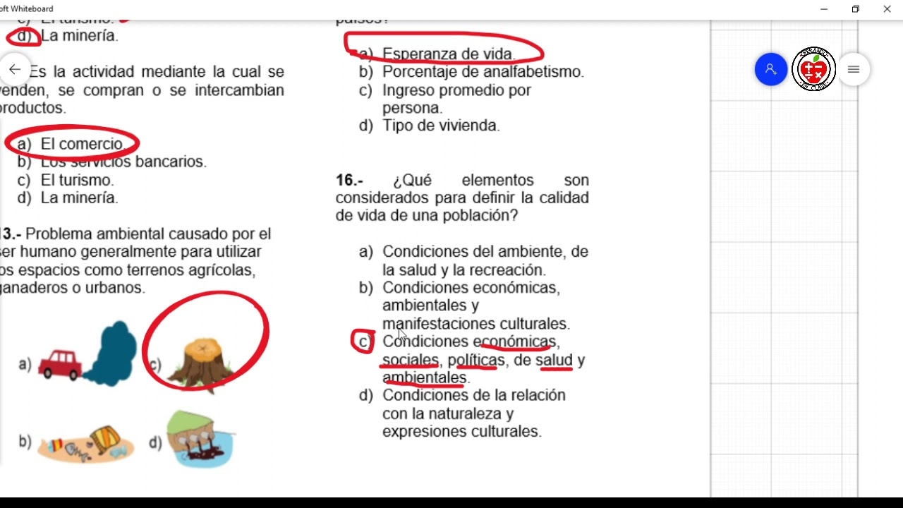 EXAMEN DE GOEGRAFÍA DEL TERCER TRIMESTRE 2021 (EXPLICADO)