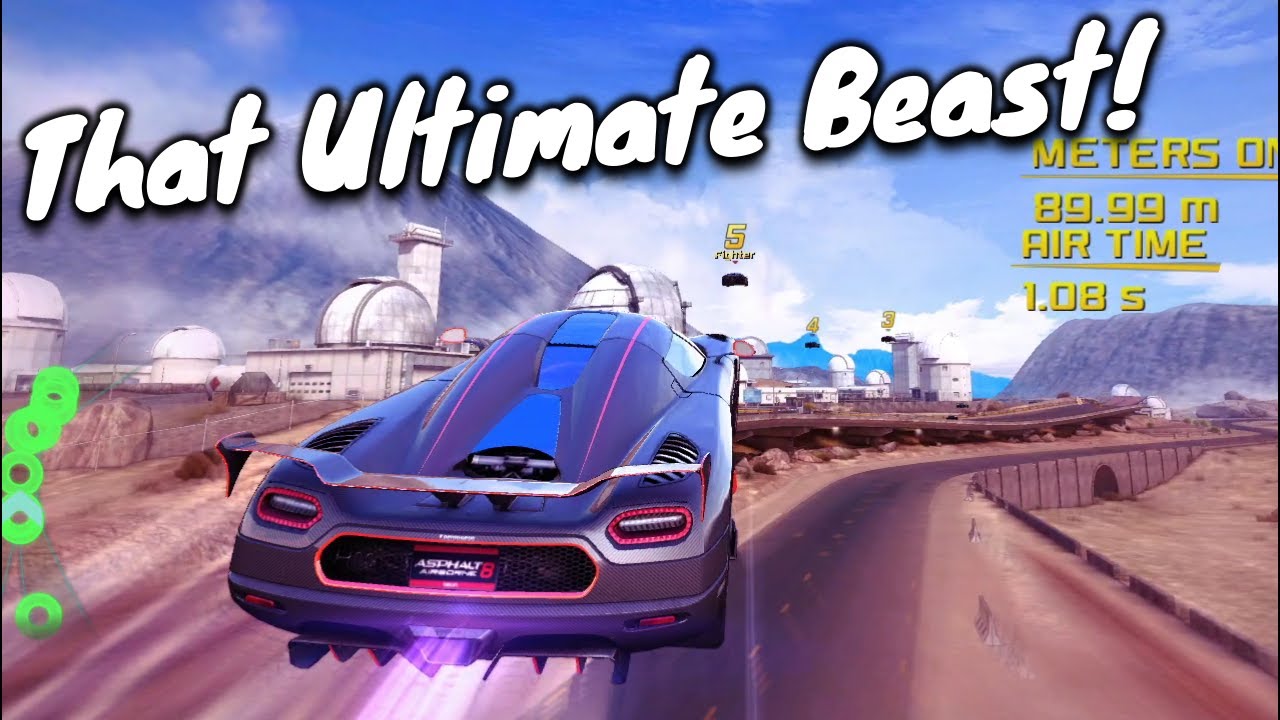 Этот зверь! | Многопользовательский тест Koenigsegg Agera RS в Asphalt 8 после обновления 51