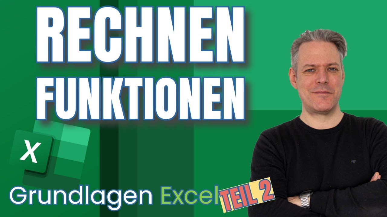So lässt du Excel für dich rechnen, Grund-Funktionen (Grundlagen Kurs Teil 2) #lernsnacks #excel