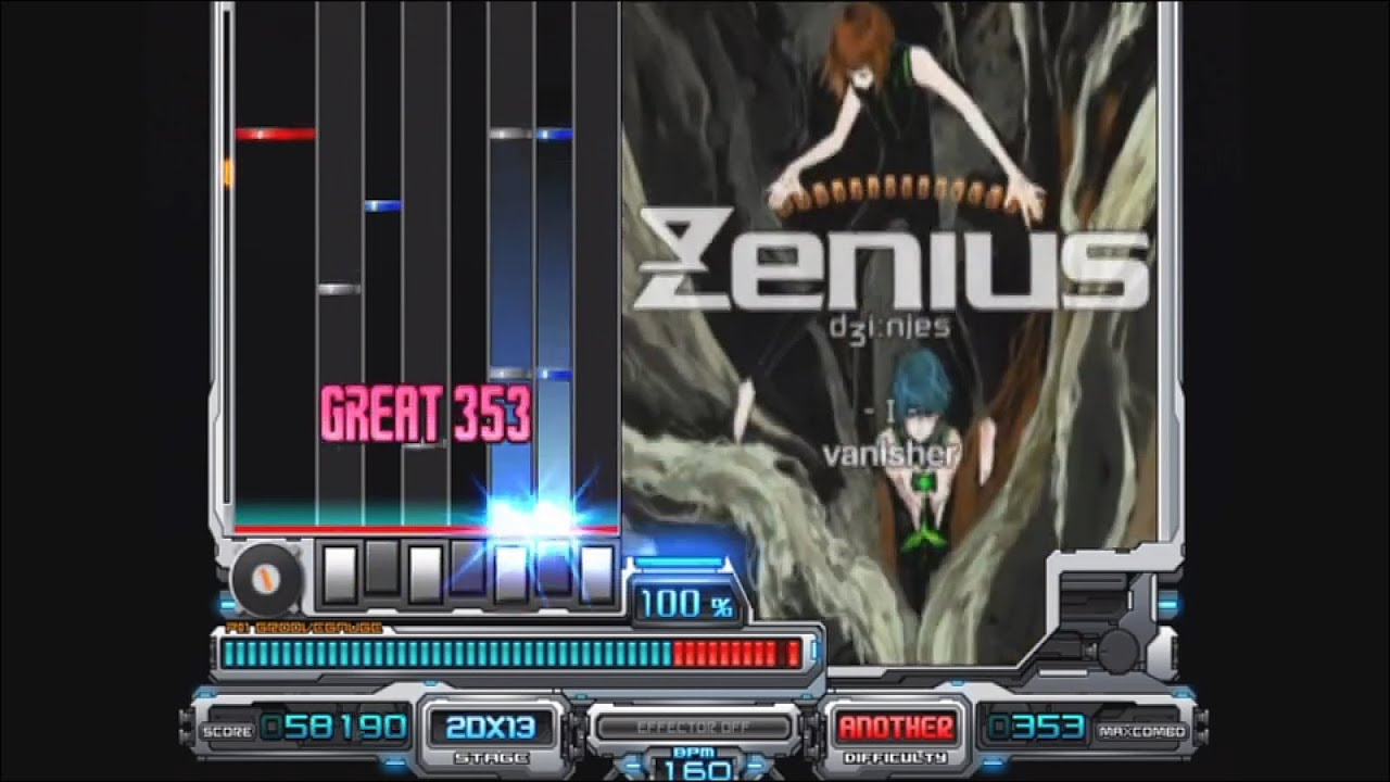 [60fps] Zenius -I- vanisher (SPA) / AutoPlay / Tatsh / CS beatmania IIDX 13 DistorteD