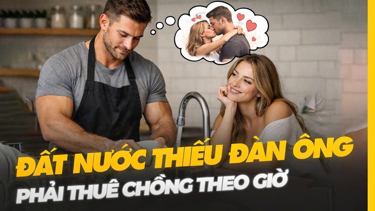 ĐẤT NƯỚC THIẾU ĐÀN ÔNG PHẢI THUÊ CHỒNG THEO GIỜ ?