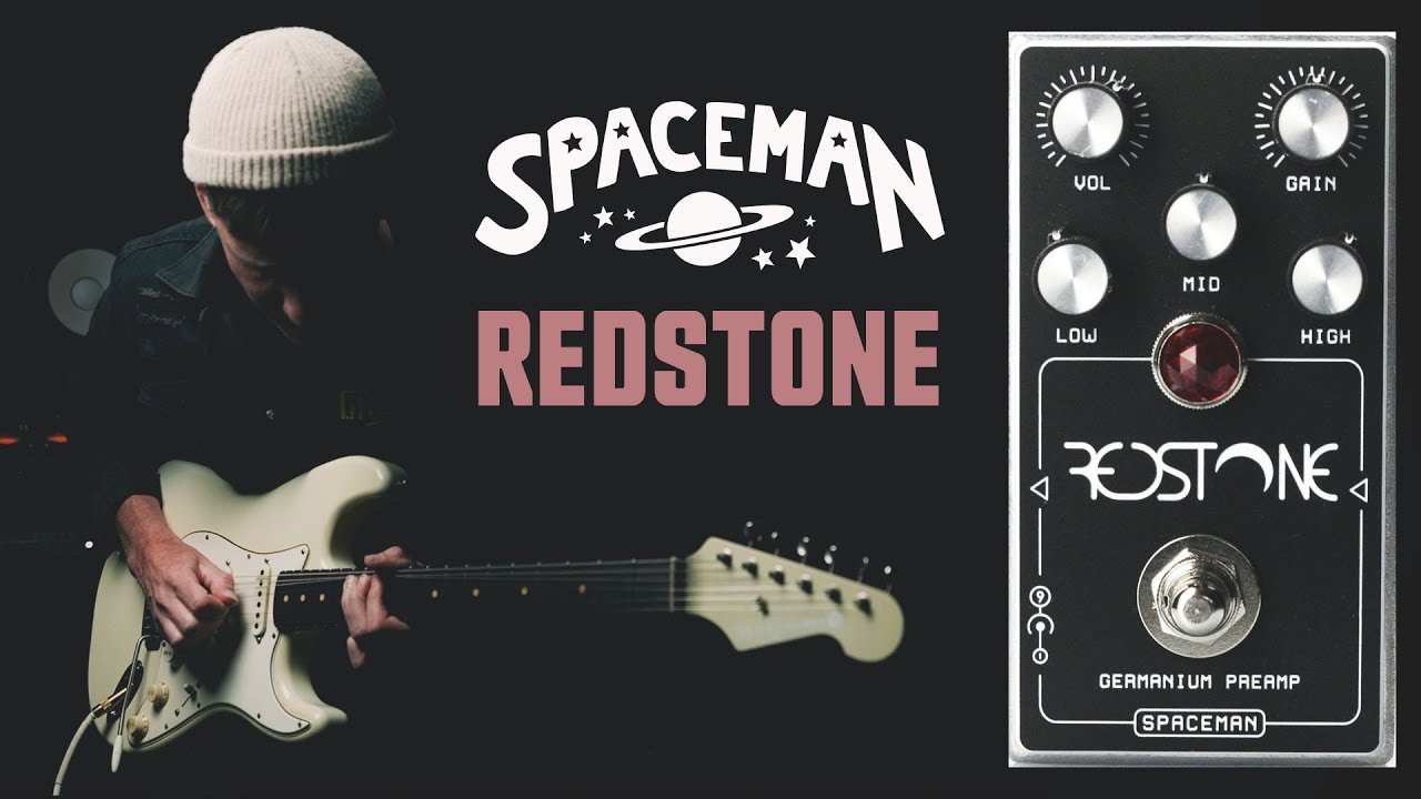 Демонстрации в темноте // Предусилитель Spaceman Redstone // Демонстрация гитарной педали