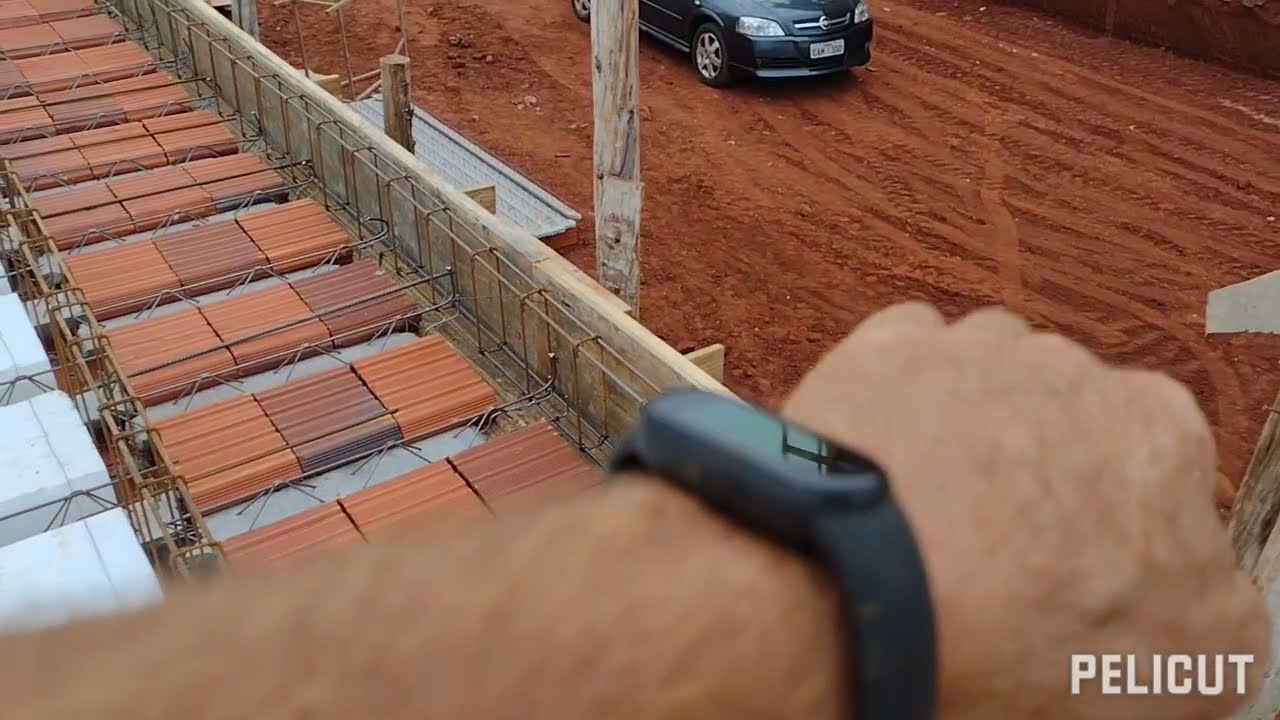 Como colocar negativos em  beirais em balanço
