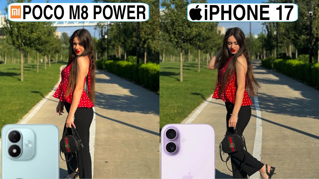 Poco M8 Power 5G iPhone 17 Camera Test Comparison