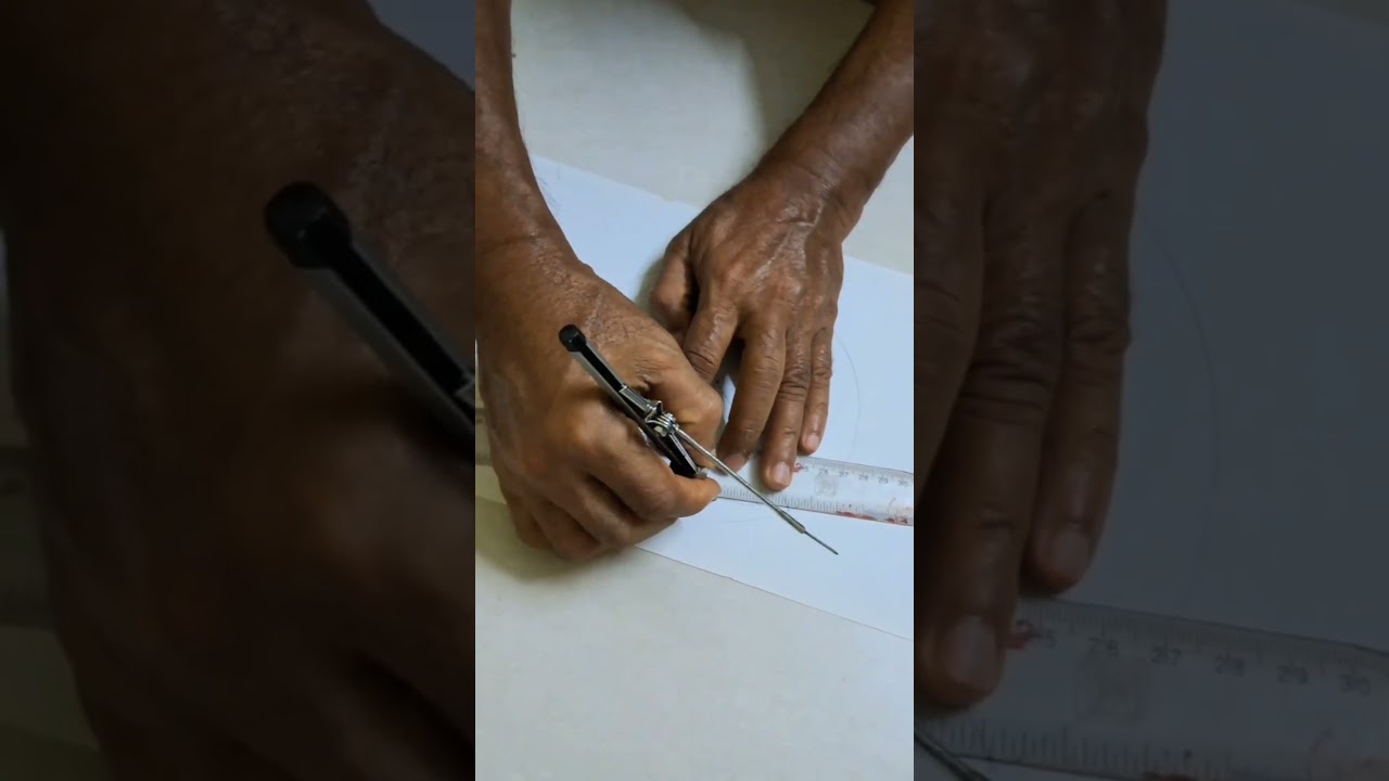 Making Pyramid Cap for Meditation with Measurements in inches l Use high gsm thick paper