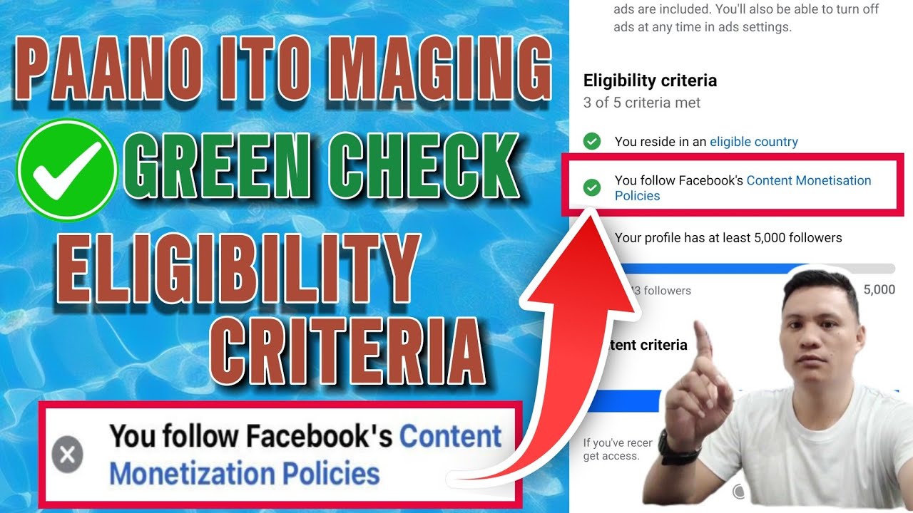PAANO E CHECK ANG NAKA EKS NA ❌ FACEBOOK'S CONTENT MONETIZATION POLICIES SA DASHBOARD?