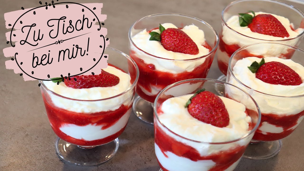 Сделано очень быстро‼ ️ Маскарпоне и клубничный десерт 💯🍓🍓
