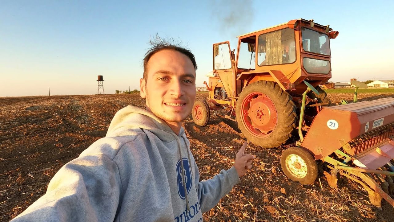Am băgat la semănat de grau!
