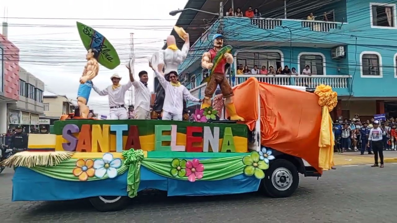 Santa Elena  Sus Fiesta 17 Años de Provincialización Histórico Desfile Presentación Gimnasia 2024