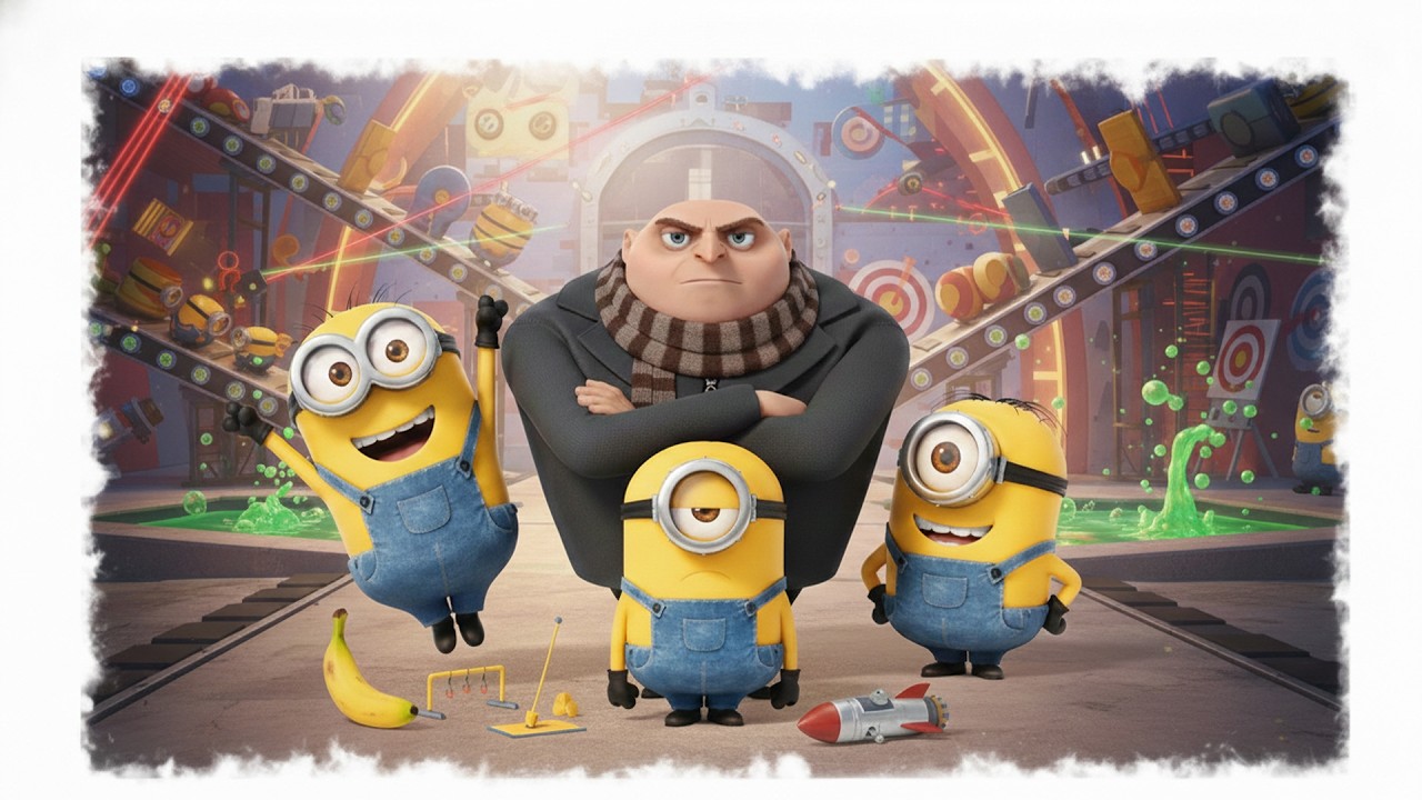 Gru vs Minion Madness 🧠🔥 | Villain Lab Goes Wild | Funny Minions Animation