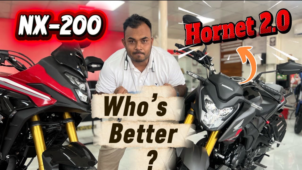 Honda NX 200 শুধুই বেটার ভার্সন অফ Hornet 2.0 
