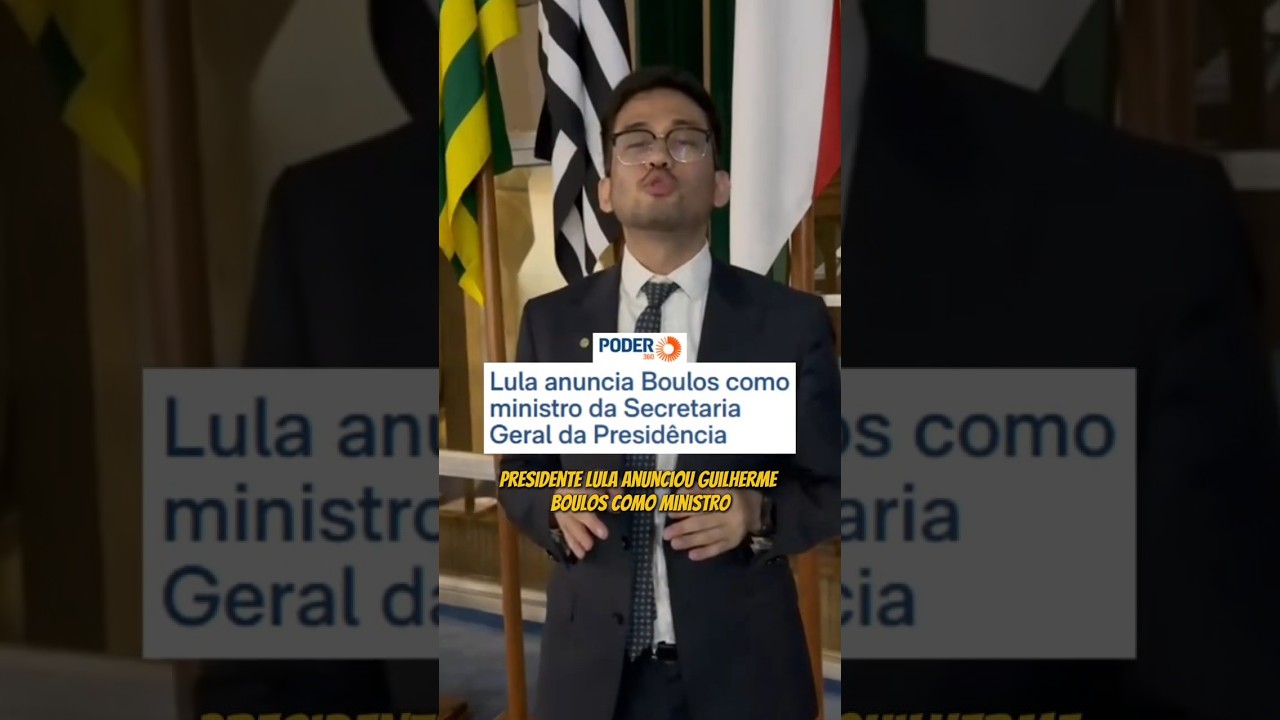 BOULOS vai ser MINISTRO e isso &eacute; &Oacute;TIMO para&nbsp;a&nbsp;DIREITA