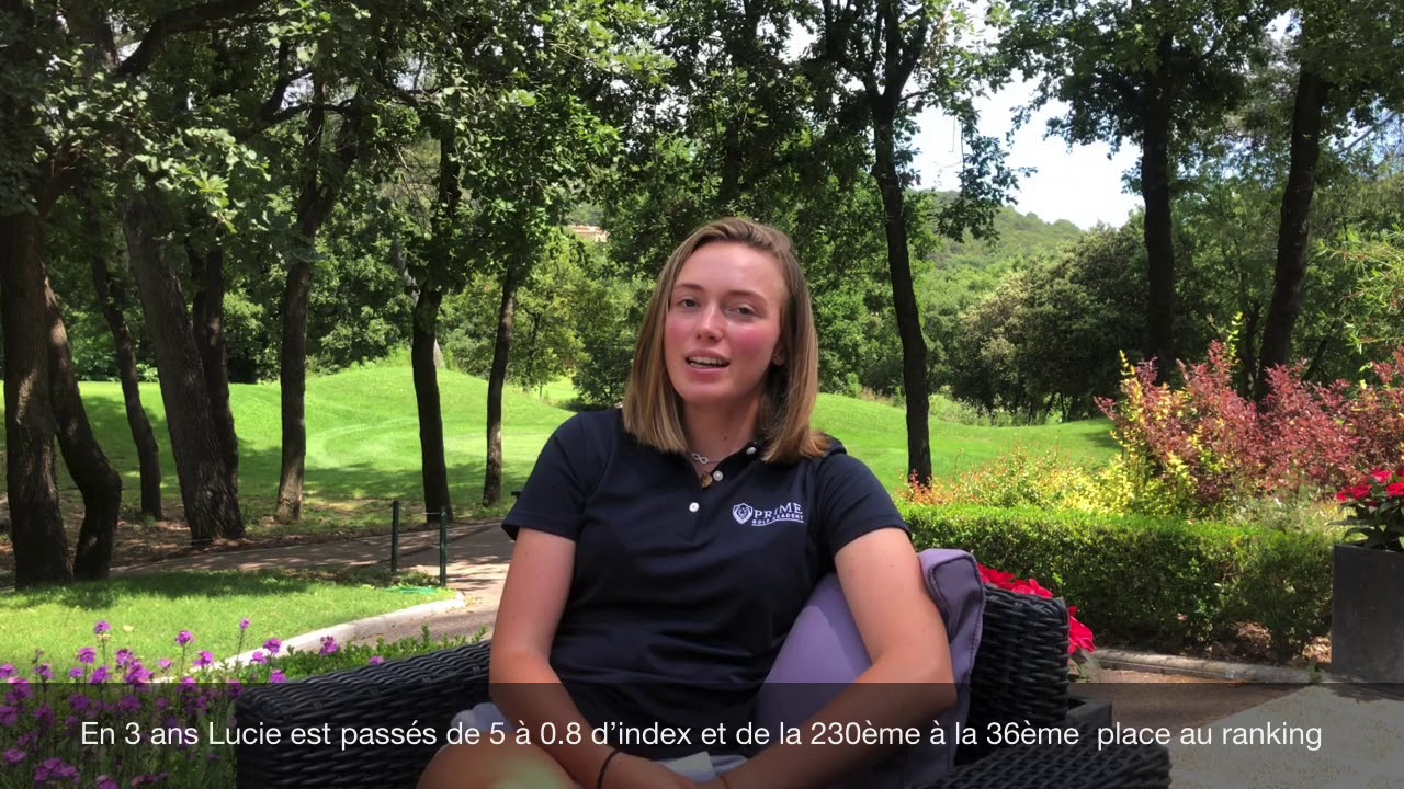 Prime Golf Etude -T&eacute;moignage Lucie Charbonnier