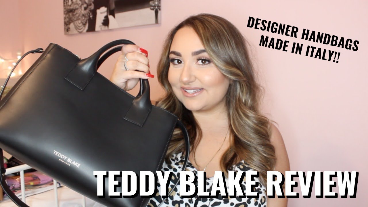 TEDDY BLAKE LUXURY HANDBAG REVIEW! | BELLA VITELLO 12