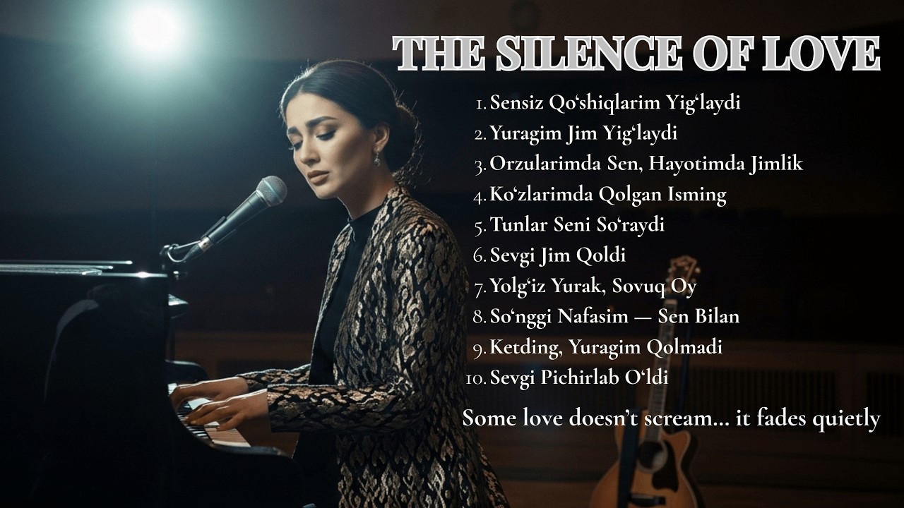 Uzbek Slow Pop Love Song – Sensiz Qo‘shiqlarim Yig‘laydi | Sad Night Vibes