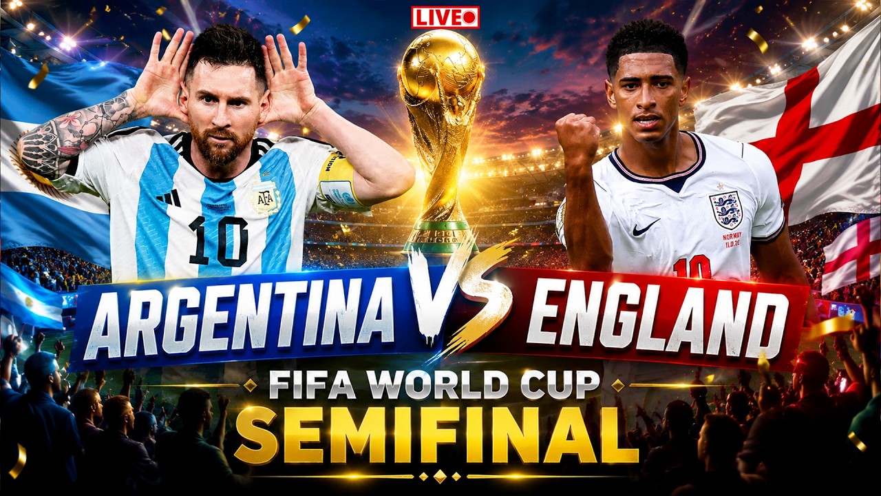 Argentina vs England LIVE | FIFA World Cup 2026 | Argentina Win 2-1, To Faceoff With Spain In Final