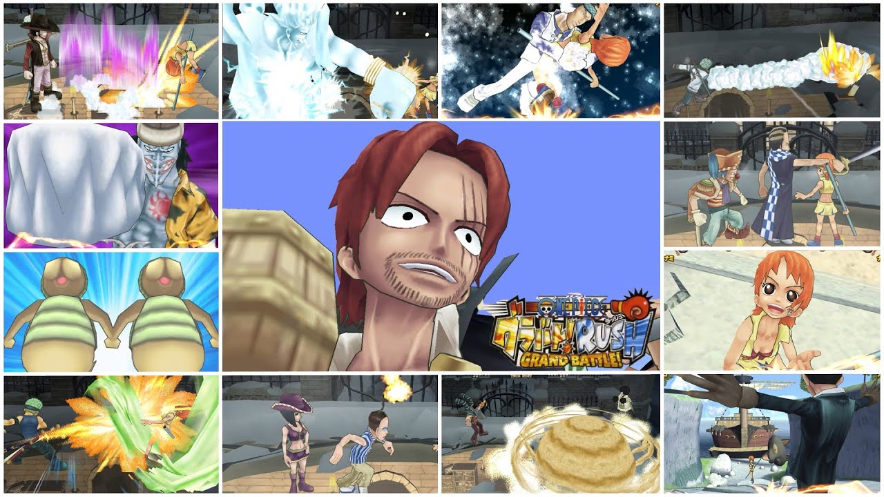 【グラバトRUSH】全奥義END技＆全必殺技＆全サポート集【最高画質】