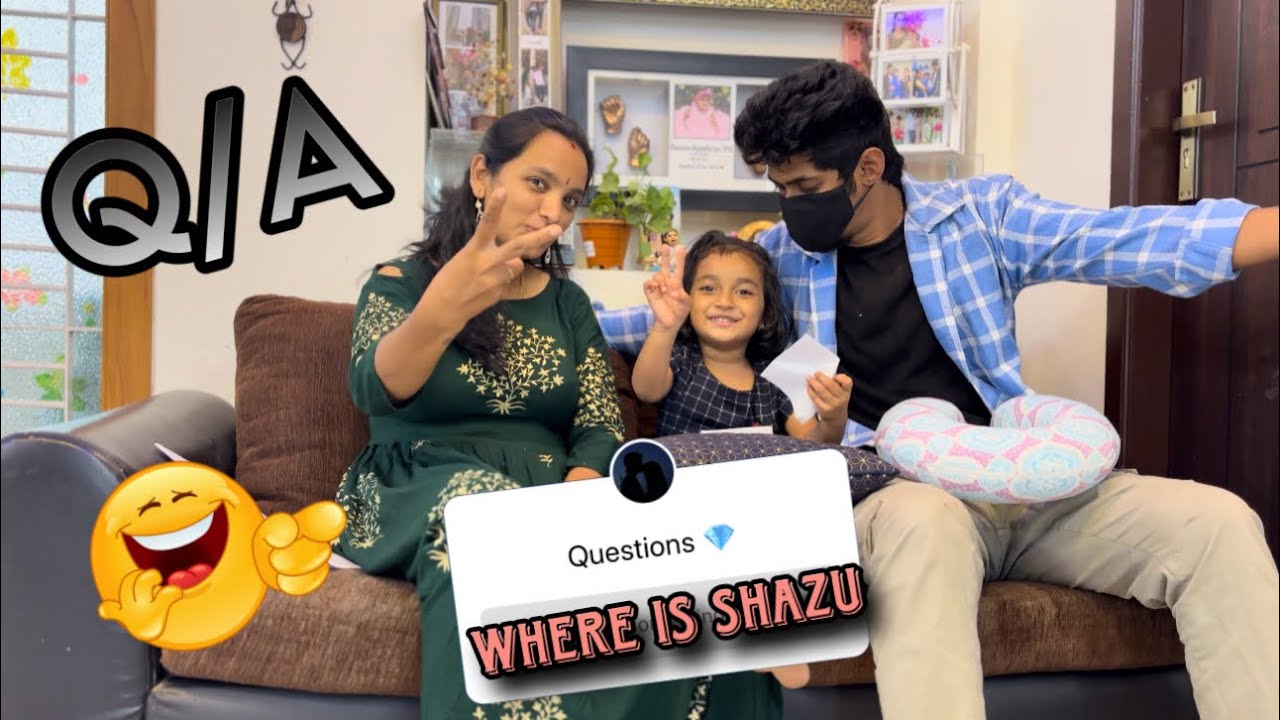 Where is shazu 🐶 | sha oda full name ena ? question and answers #saanvikashree