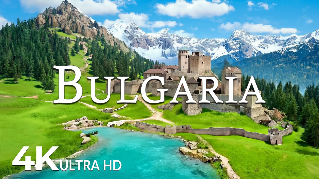 FLYING OVER BULGARIA (4K UHD) &ndash; Soothing Music Along With Beautiful Nature Video - 4K Video ULTRA HD