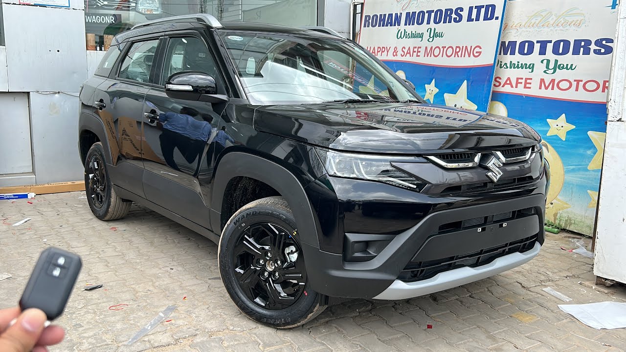 Brezza Zxi CNG Black Colour 2023 ❤️ Brezza Zxi CNG 2023 Price & Features !!!