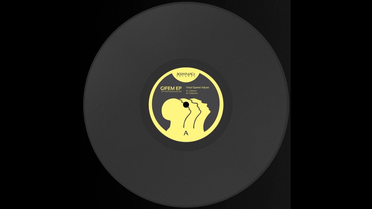 Vinyl Speed Adjust -  Indistinct [BodyParts Records 2013]
