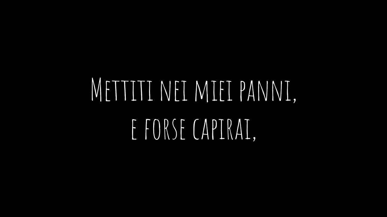 Gabriele Tomasi - Mettiti nei miei panni