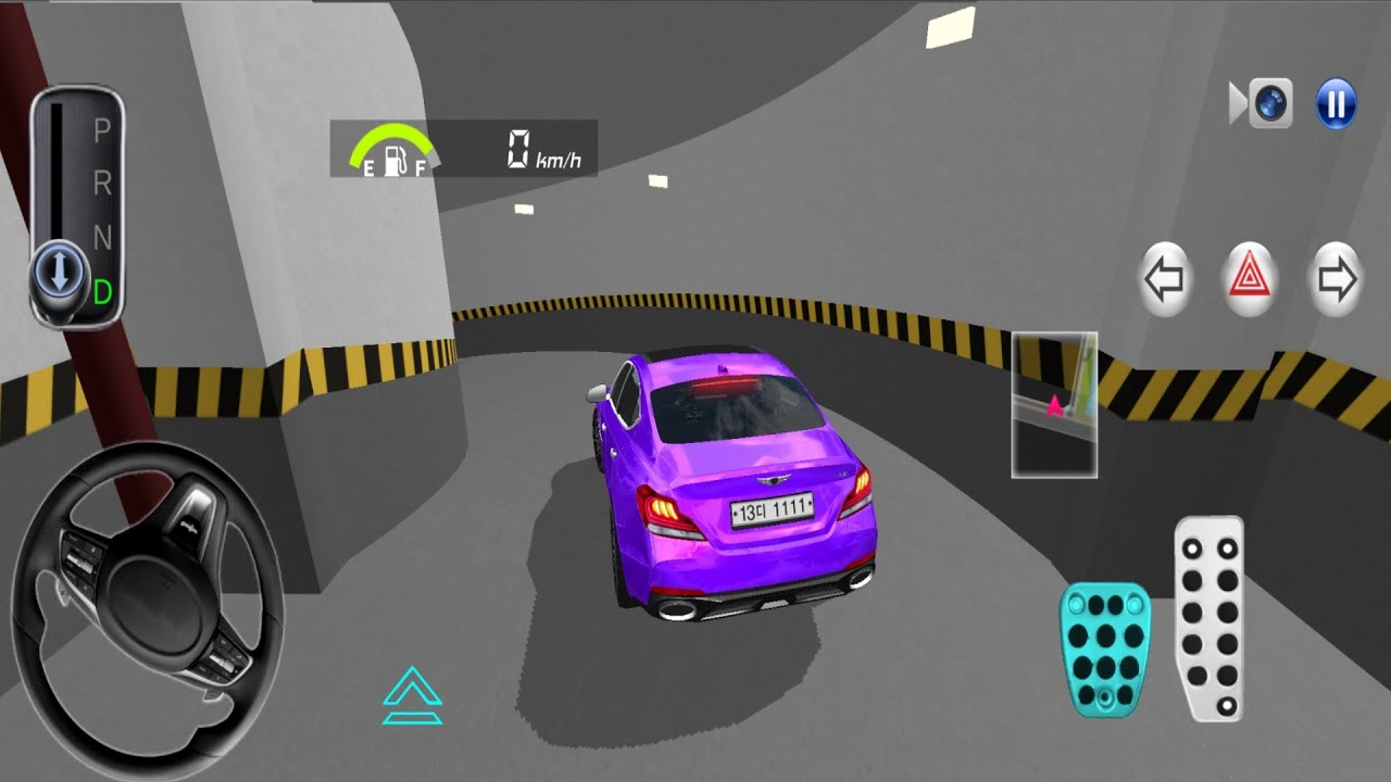 3d Driving Class #15 - All The Cars From The Parking Garage And Parked  -Android Gameplay