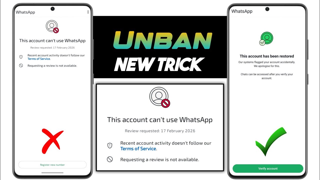 This account can't use whatsapp | WhatsApp Ban Problem 2026 | How to Recover Banned WhatsApp Account