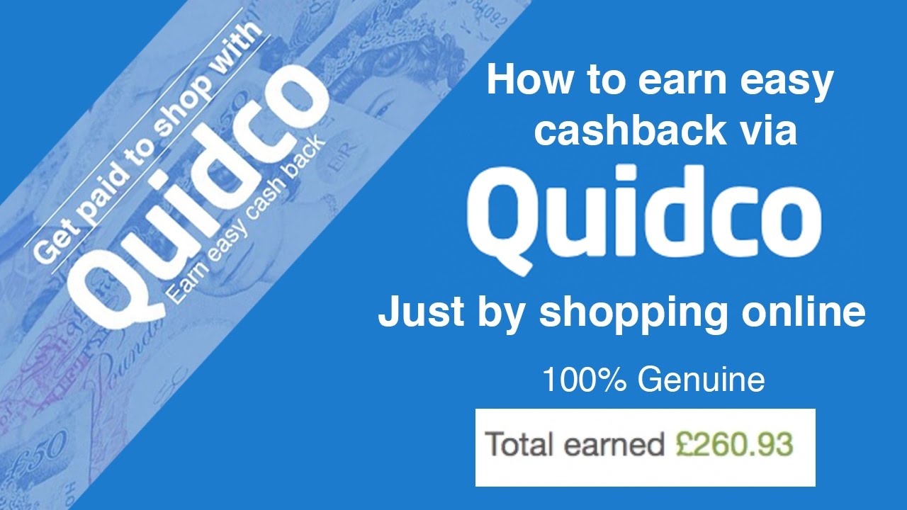 How Quidco Works - Earn Cashback Money Online