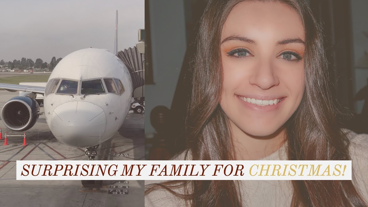I SURPRISED MY FAMILY FOR CHRISTMAS! | Paige Elizabeth